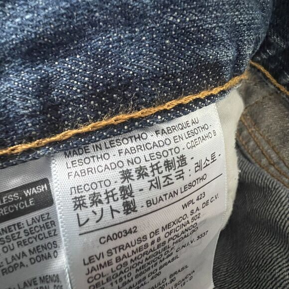 Levi's 559 32x32 Jeans Men Blue Levi relaxed fit straight actual 32x30 - Picture 12 of 13